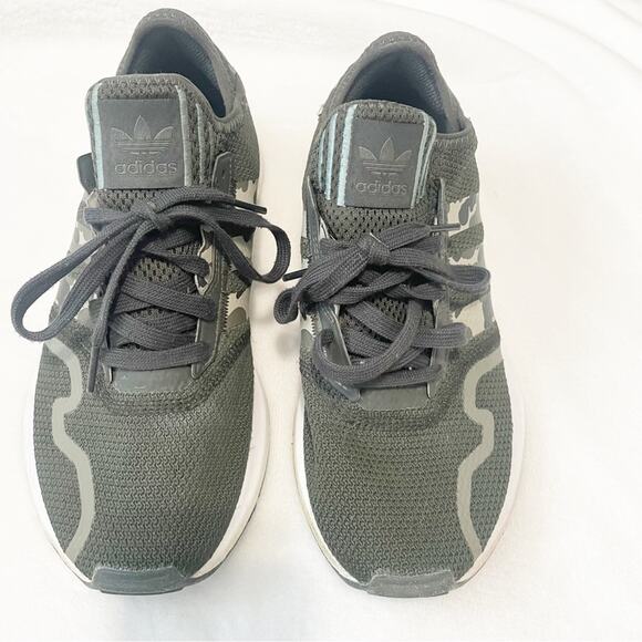 Adidas originals mens swift run X camo green athletic sneakers size 8 - Picture 7 of 7